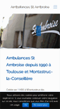 Mobile Screenshot of ambulances-stambroise.fr
